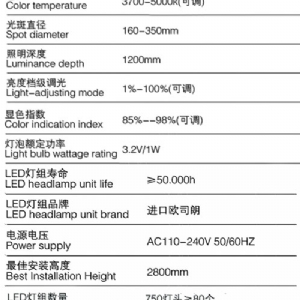 HNLED750/550超薄型手術無影燈